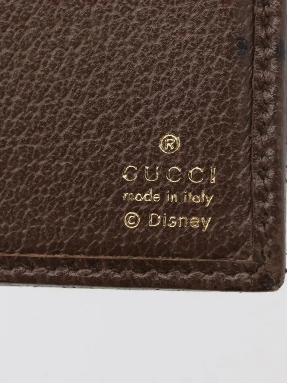 GUCCI Disney Collaboration Donald GG Supreme Wallet PVC 647937 Auth YKZ1064M